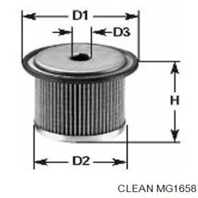 Filtro de combustível Clean MG1658 preço, a partir de 9,44 USD