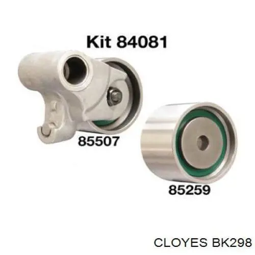 Correia do mecanismo de distribuição de gás, kit para Toyota Land Cruiser  J200