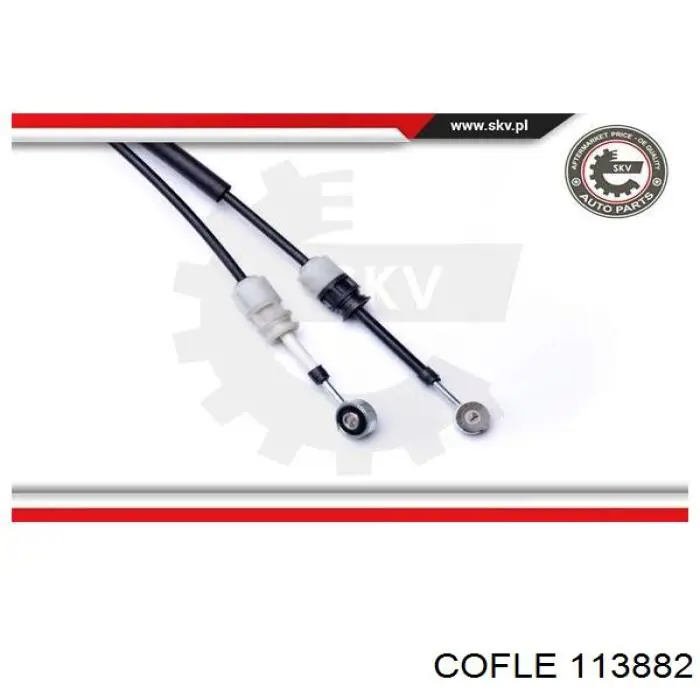 Compre 00002444AN Peugeot/Citroen Cabo de mudança duplo