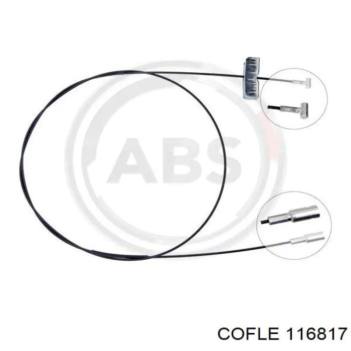 Cabo do freio de estacionamento intermédio Bosch 1987482643 preço, a partir de 20,32 USD
