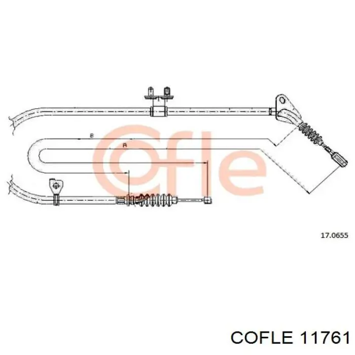 Cabo de abertura da capota Adriauto 110822 preço, a partir de 7,06 USD