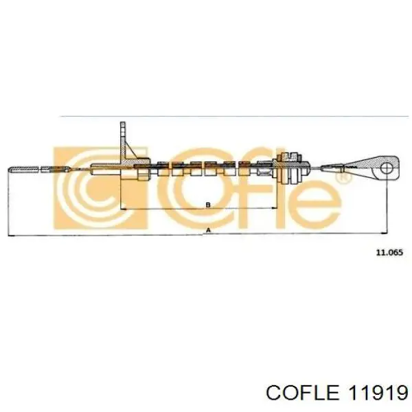 Cabo/pedal de gás (de acelerador) Cofle 11919 preço, a partir de 17,45 USD