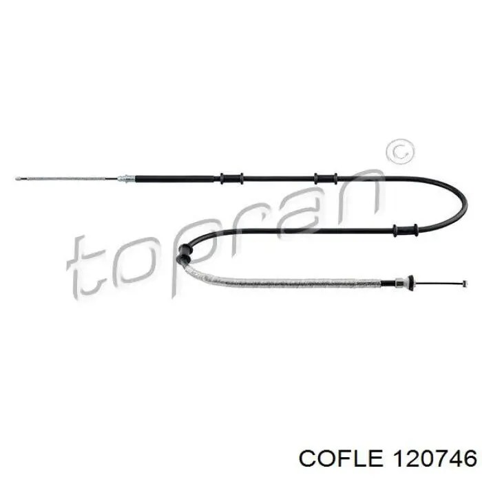 Compre 51882838 Fiat/Alfa/Lancia Cabo traseiro direito/esquerdo do freio de estacionamento