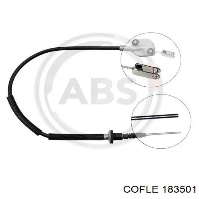 Cabo de embraiagem Cofle 183501 preço, a partir de 29,89 USD