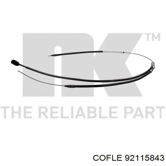 Cabo do freio de estacionamento, kit para automóvel Opel 522075 preço, a partir de 70,01 USD