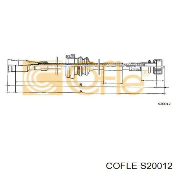 Cabo de acionamento de velocímetro Cofle S20012 preço, a partir de 12,25 USD