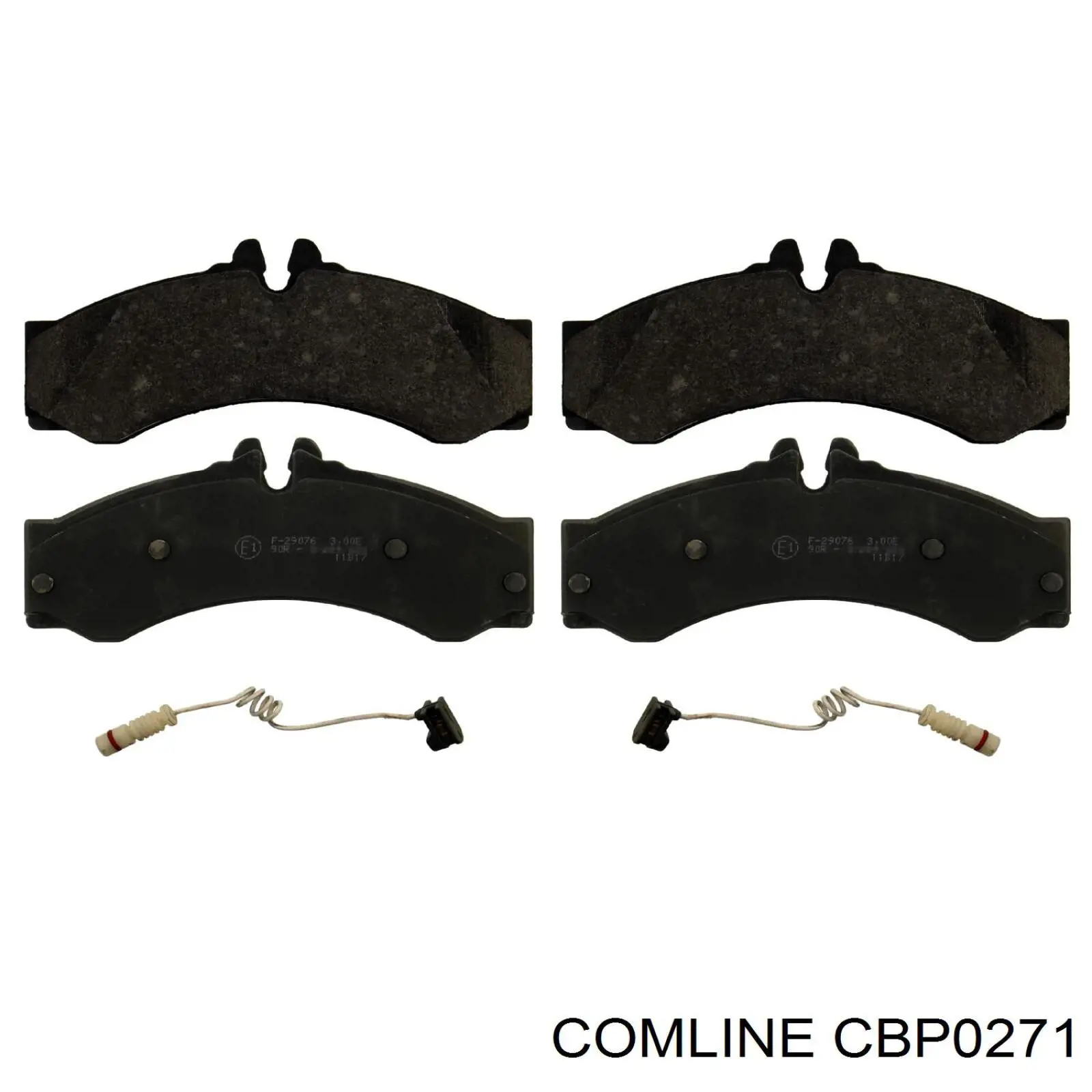 Compre CBP0271 Comline Sapatas do freio dianteiras de disco