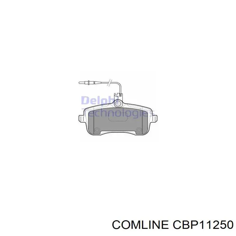 Compre CBP11250 Comline Sapatas do freio dianteiras de disco