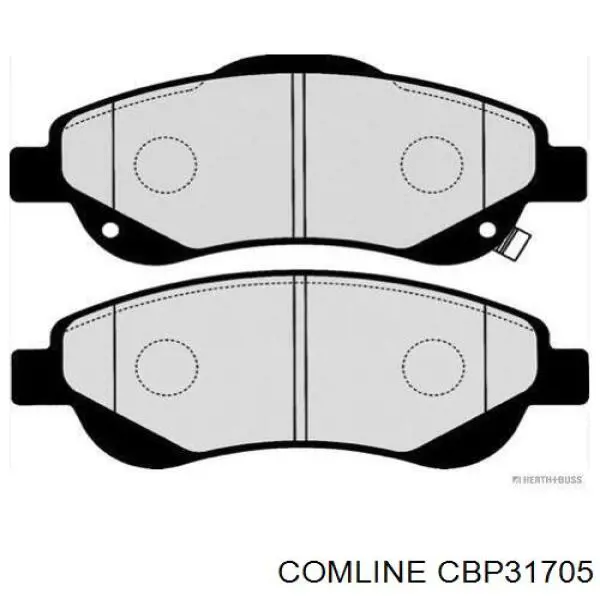 Compre CBP31705 Comline Sapatas do freio dianteiras de disco