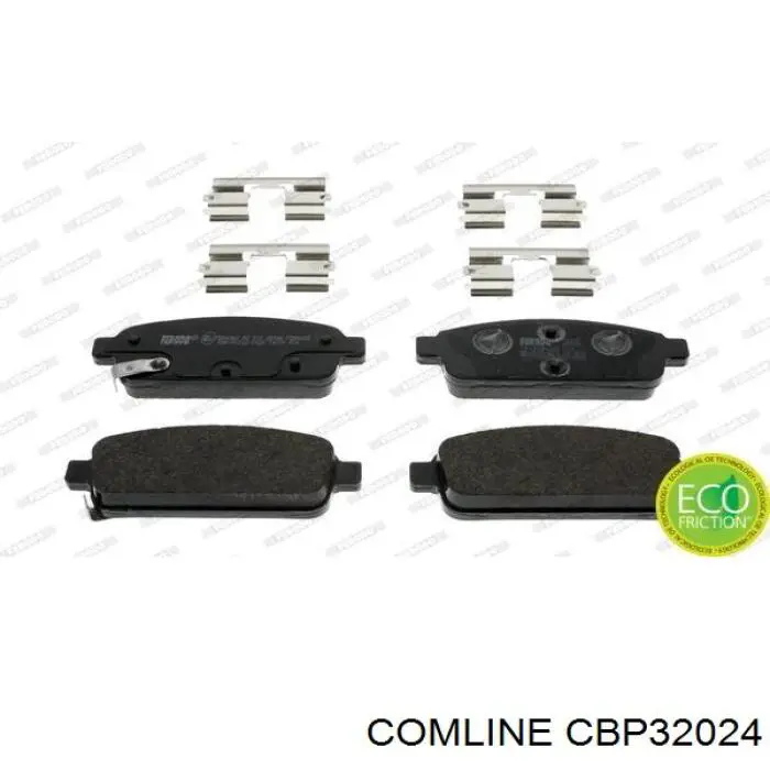 Compre CBP32024 Comline Sapatas do freio traseiras de disco