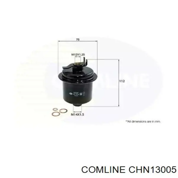 CHN13005 Comline Filtro de combustível