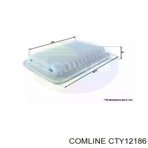 CTY12186 Comline Filtro de ar