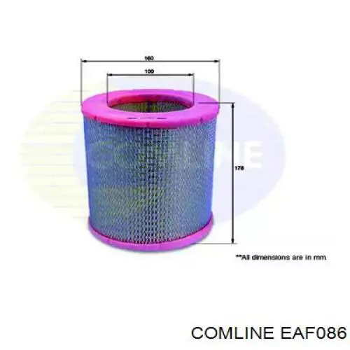 EAF086 Comline Filtro de ar