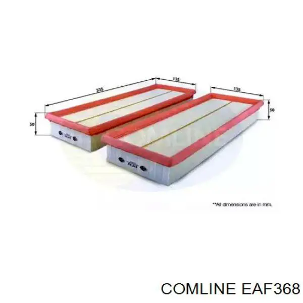 EAF368 Comline Filtro de ar