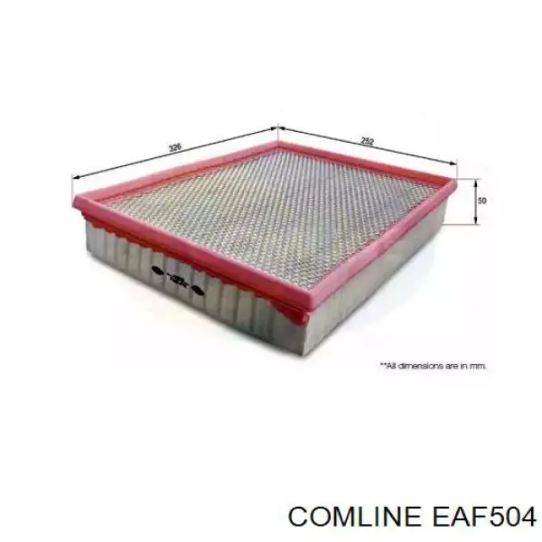 EAF504 Comline Filtro de ar