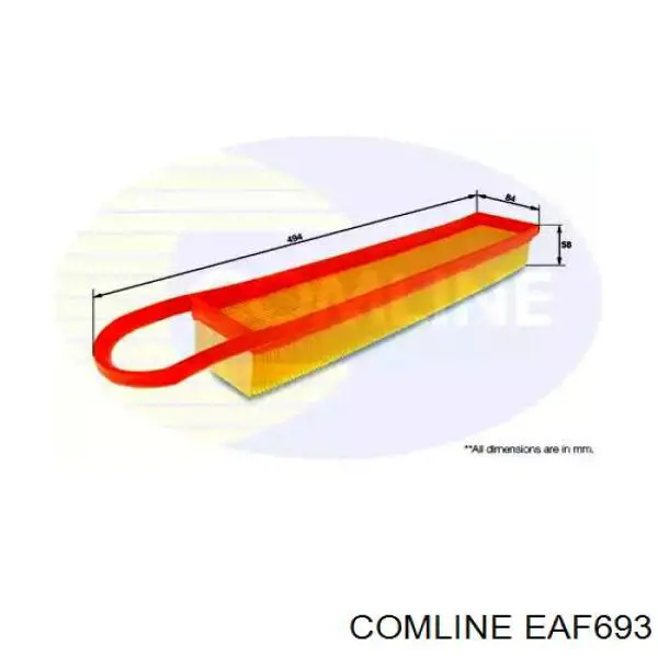 EAF693 Comline Filtro de ar