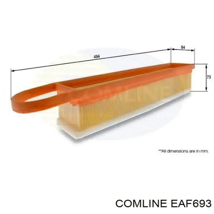 Compre EAF693 Comline Filtro de ar