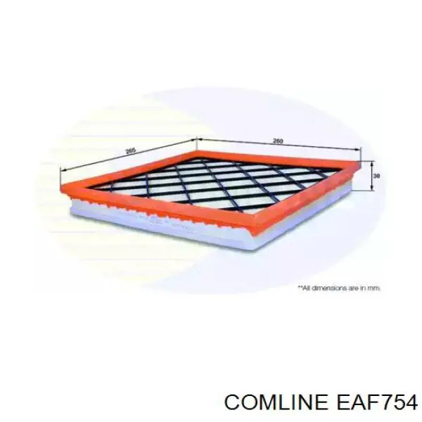 EAF754 Comline Filtro de ar