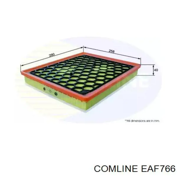 EAF766 Comline Filtro de ar