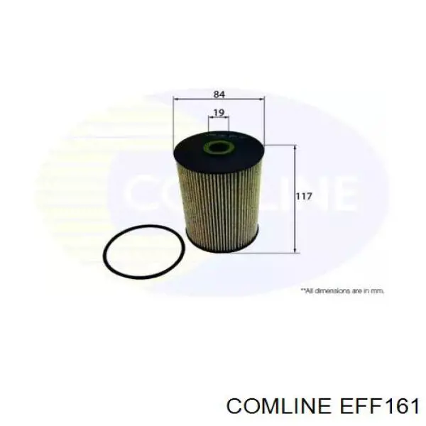 EFF161 Comline Filtro de combustível