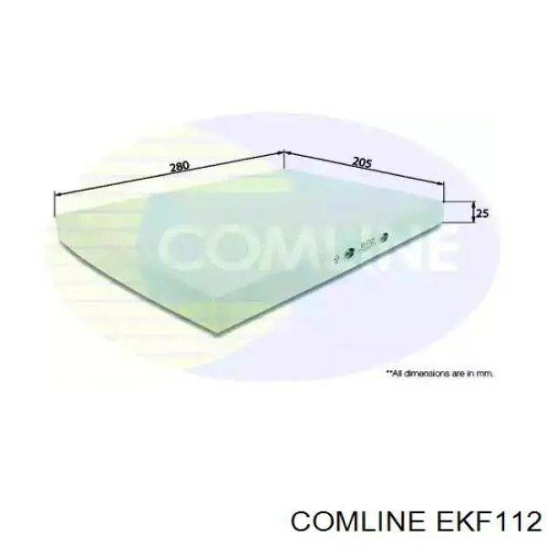 EKF112 Comline Filtro de salão