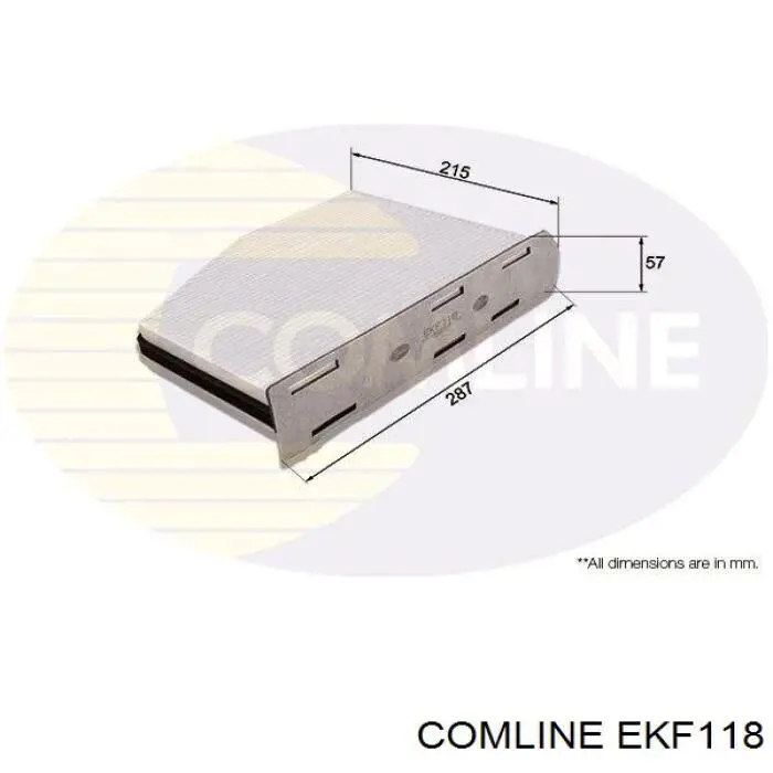 EKF118 Comline Filtro de salão