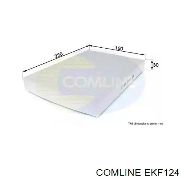 EKF124 Comline Filtro de salão