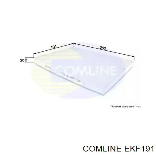 EKF191 Comline Filtro de salão