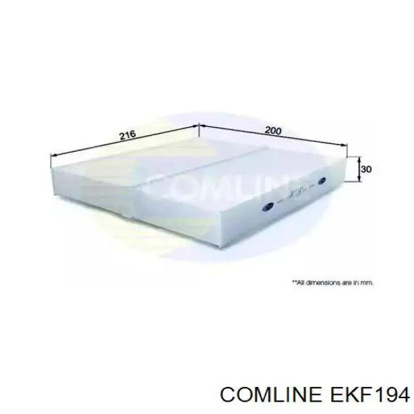 EKF194 Comline Filtro de salão