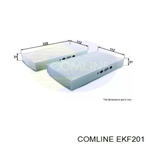 EKF201 Comline Filtro de salão
