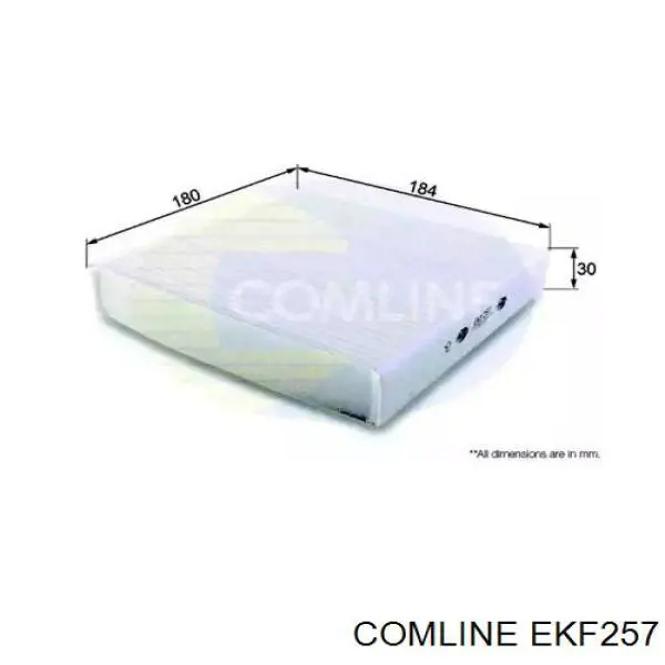 Filtro de salão Comline EKF257 preço, a partir de 6,42 USD