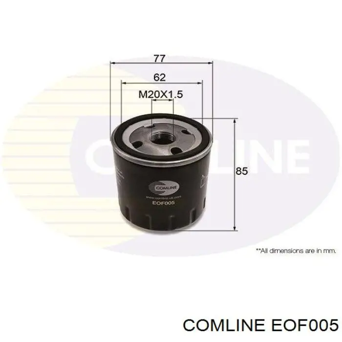Compre EOF005 Comline Filtro de óleo