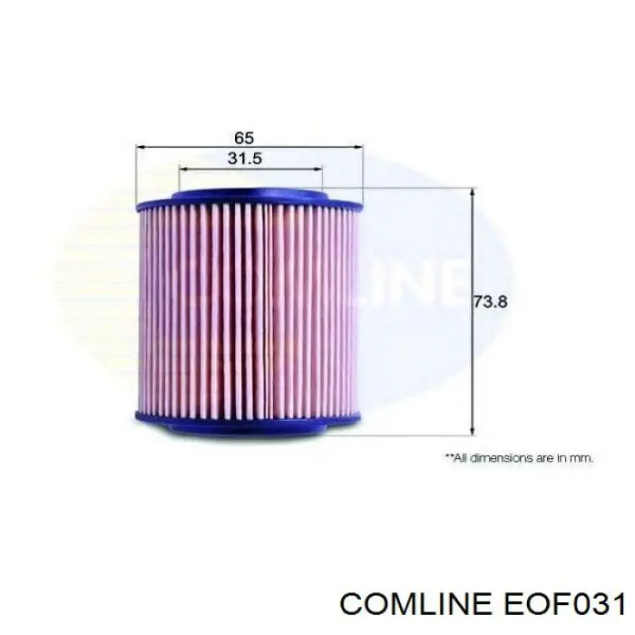 Compre EOF031 Comline Filtro de óleo