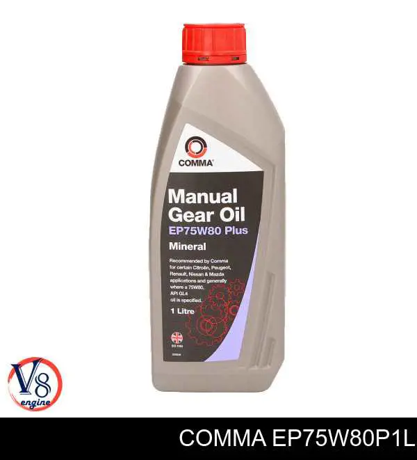 Óleo de transmissão Comma EP75W80P1L preço, a partir de 31,53 USD