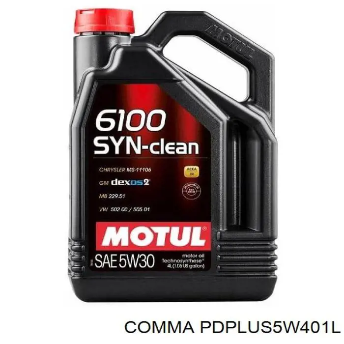 Óleo para motor Comma PDPLUS5W401L preço, a partir de 25,24 USD