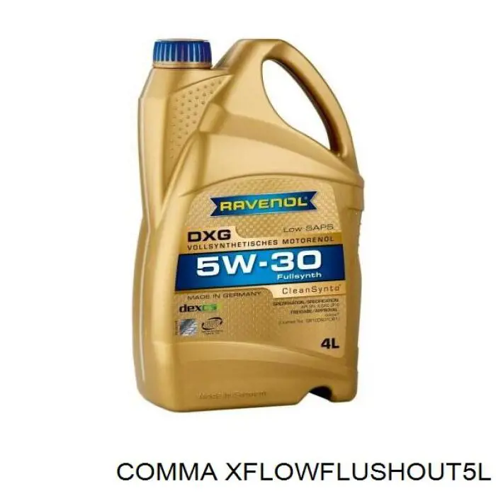 Limpador de óleo do sistema XFLOWFLUSHOUT5L Comma