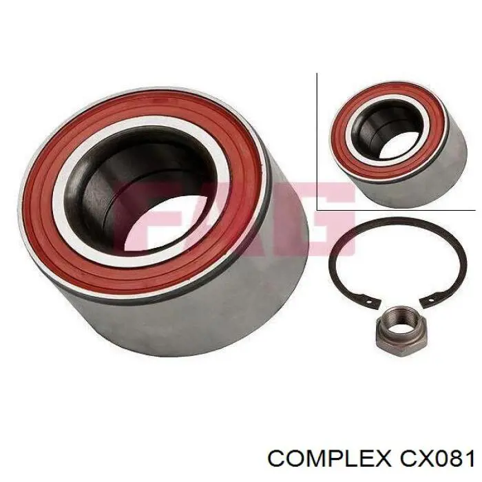 Rolamento de cubo traseiro CX081 CX/Complex