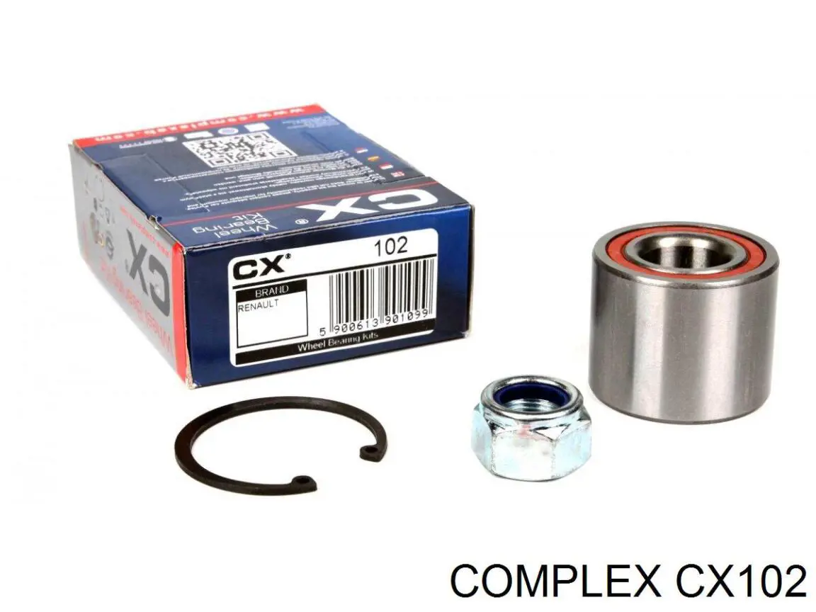 CX102 CX/Complex Rolamento de cubo traseiro