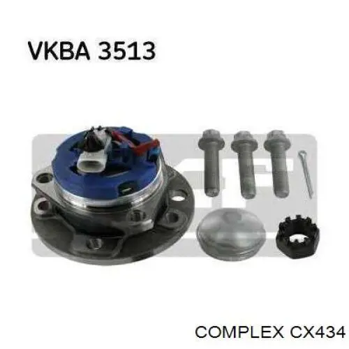 CX434 CX/Complex Cubo dianteiro