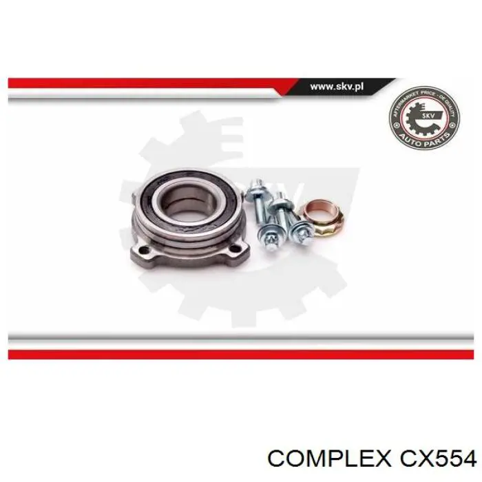 CX554 CX/Complex Rolamento de cubo traseiro