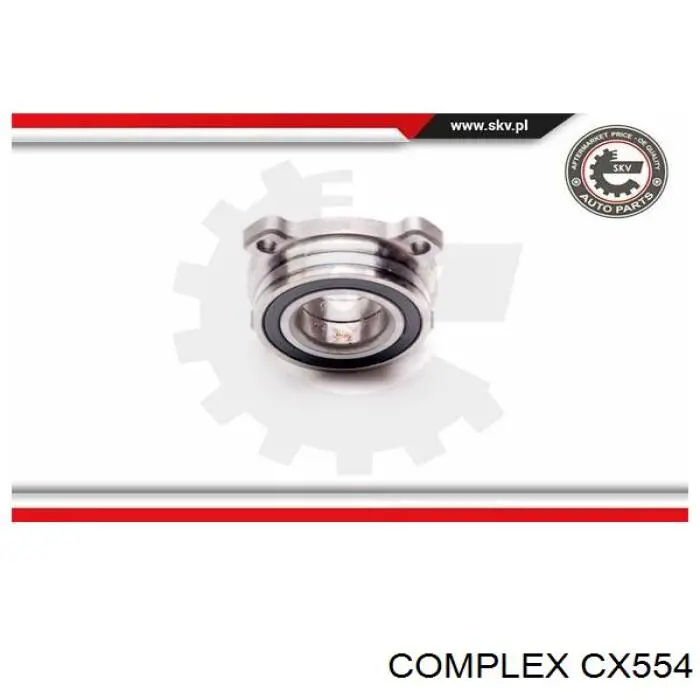 Rolamento de cubo traseiro CX554 CX/Complex