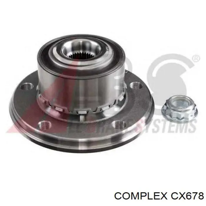 CX678 CX/Complex Cubo dianteiro
