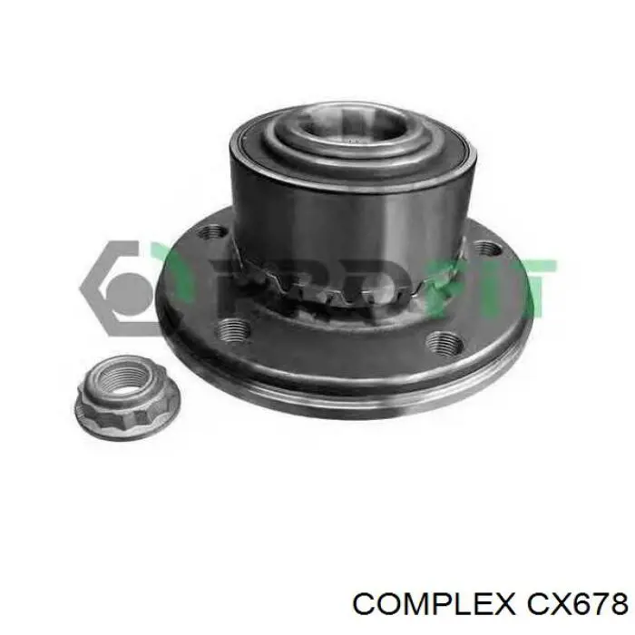 CX678 CX/Complex Cubo dianteiro