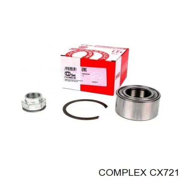 Rolamento de cubo dianteiro CX721 CX/Complex