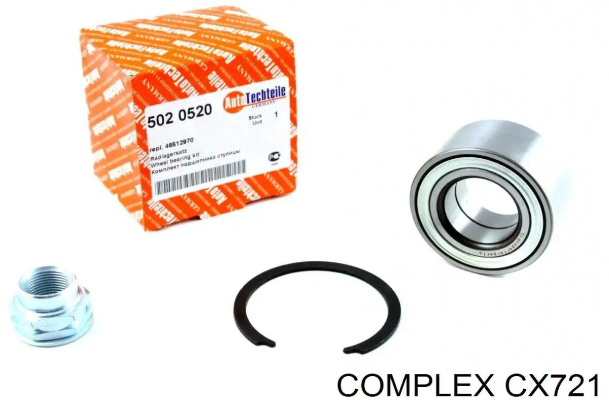CX721 CX/Complex Rolamento de cubo dianteiro