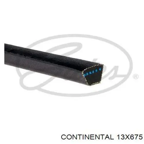 13X675 Continental/Siemens Correia dos conjuntos de transmissão