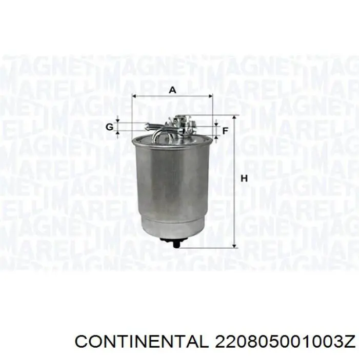 220805001003Z Continental/Siemens Módulo de bomba de combustível com sensor do nível de combustível