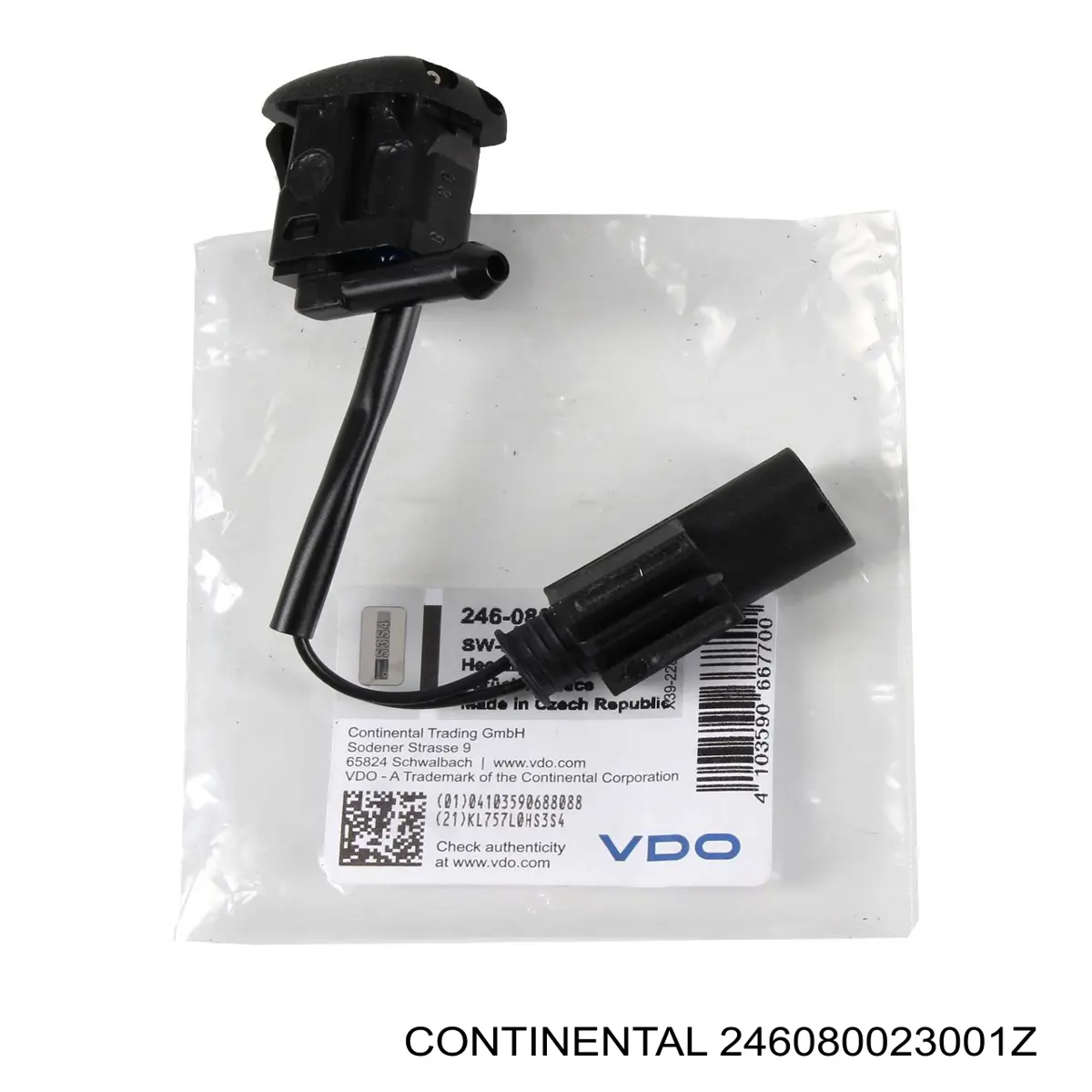 Injetor de fluido para lavador de pára-brisas Continental/Siemens 246080023001Z preço, a partir de 42,01 USD