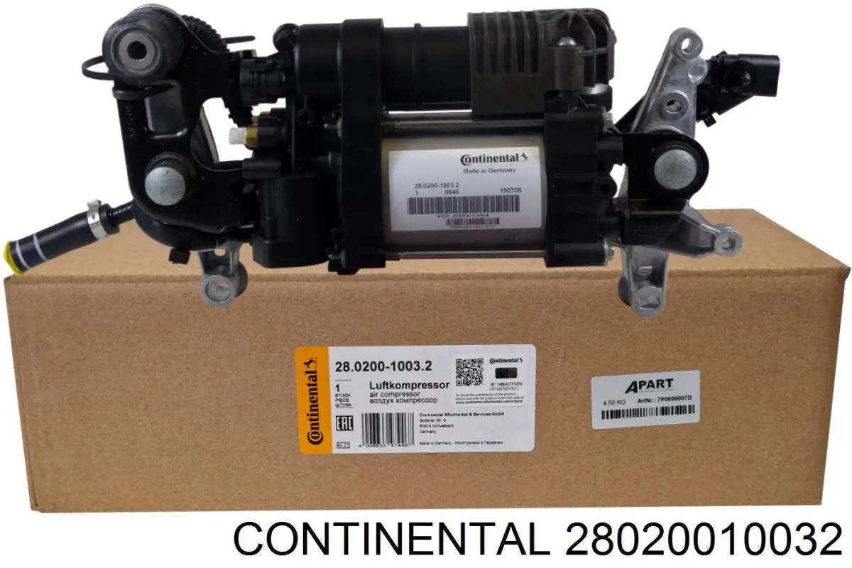 28020010032 Continental/Siemens Compressor de bombeio pneumático (de amortecedores)