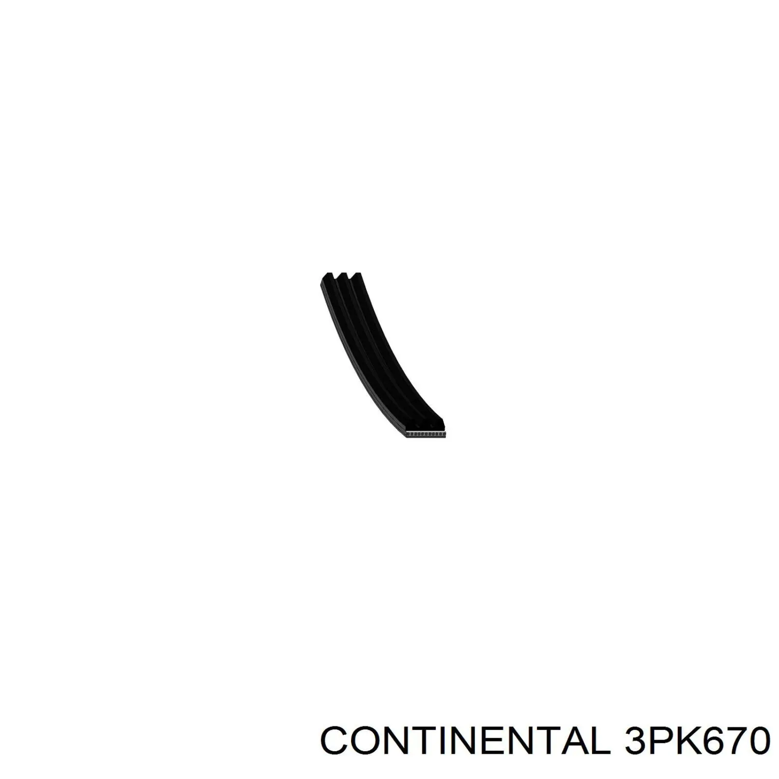 Compre 3PK670 Continental/Siemens Correia dos conjuntos de transmissão